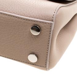 Pre Owned Aspinal Of London Beige Leather Small Lottie Shoulder Bag