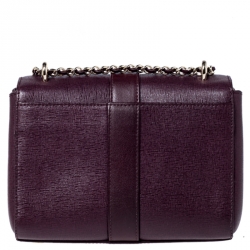 Aspinal Of London Burgundy Leather Small Lottie Shoulder Bag
