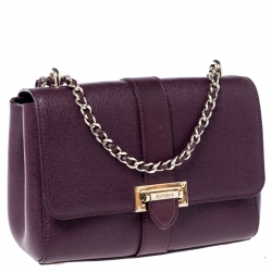 Aspinal Of London Burgundy Leather Small Lottie Shoulder Bag
