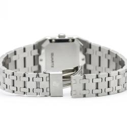 Pre Owned Audemars Piguet Black Stainless Steel Royal Oak Quartz Women's Wristwatch 25MM