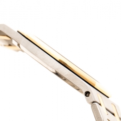 Pre Owned Audemars Piguet Grey Stainless Steel and 18K Rose Gold Royal Oak Women's Wristwatch 33 mm