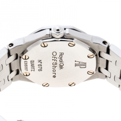 Pre Owned Audemars Piguet Purple Stainless Steel Royal Oak Off Shore Women's Wristwatch 27 mm