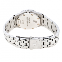Pre Owned Audemars Piguet Purple Stainless Steel Royal Oak Off Shore Women's Wristwatch 27 mm
