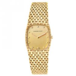 Audemars Piguet Gold Daimonds 18K Yellow Gold 40154 Women's Wristwatch 27x32 MM