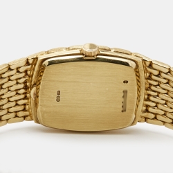 مملوكة مسبقًا Audemars Piguet Champagne Diamond 18K Yellow Gold Women's Wristwatch 21 mm