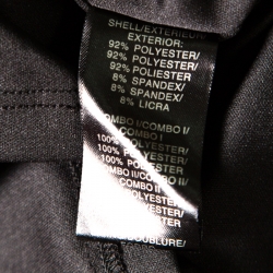 Pre Owned Badgley Mischka Black Velvet Floral Applique Lace Popover Gown M