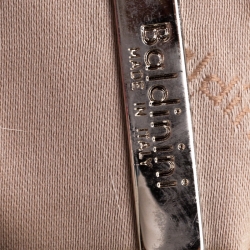Baldinini Beige Fur and Croc Embossed Leather with Fur Lining Shoulder Bag