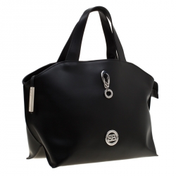 Baldinini Black Leather Tote