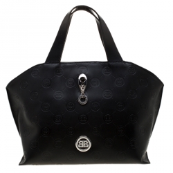 Baldinini Black Leather Tote