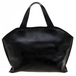 Baldinini Black Leather Tote