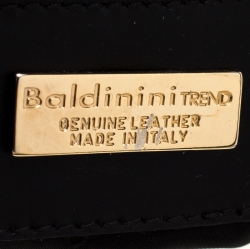 Baldinini Black Leather Tote 