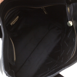 Baldinini Black Leather Tote 