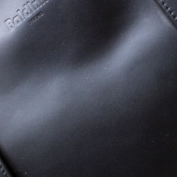 Baldinini Black Leather Tote 