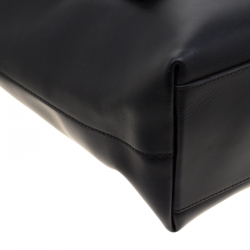 Baldinini Black Leather Tote 