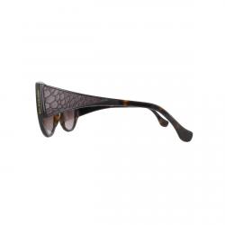 Pre Owned Balenciaga Dark Havana/Gradient Bordeaux BA0023 Cat Eye Sunglasses