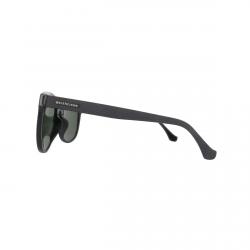 Pre Owned Balenciaga Matt Black/Green BA0024F Wayfarer Sunglasses