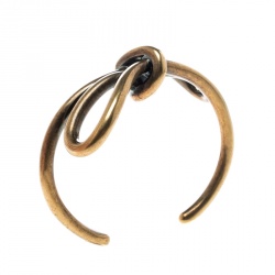 punkt Hellere kamp Balenciaga Bow Boucle Gold Tone Open Cuff Bracelet Size M Balenciaga | TLC