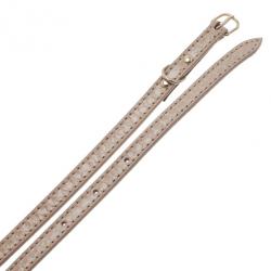 Balenciaga Beige Python Skinny Belt 85CM