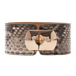 Balenciaga Python Padlock Bracelet 18CM