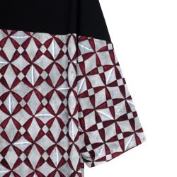Balenciaga Paris Mosaique Print Top L