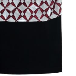 Balenciaga Paris Mosaique Print Top L