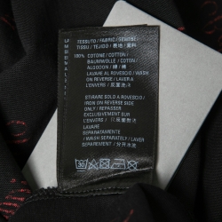 Pre Owned Balenciaga Black Cotton Oversize Dress XS