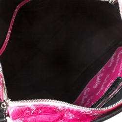 Pre Owned Balenciaga Pink Printed Leather New York City Bazar Shopper Tote