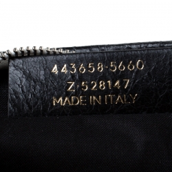 Pre Owned Balenciaga Multicoclor Leather Bazar NYC City Arena Clutch