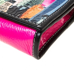 Pre Owned Balenciaga Multicolor Leather Bazar NYC Crossbody Bag