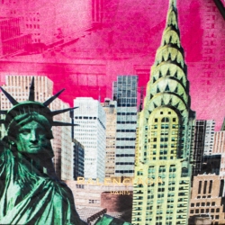 Pre Owned Balenciaga Multicolor Leather Bazar NYC Crossbody Bag