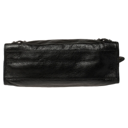 Pre Owned Balenciaga Black Leather RH City Bag