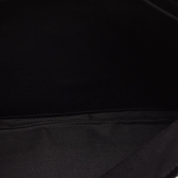 Pre Owned Balenciaga Black/Cream Canvas and Leather Clip M Clutch