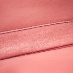 مملوكة مسبقًا Balenciaga Red Croc Embossed Leather Flat Zip Pouch