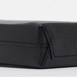 Pre Owned Balenciaga Black Leather Phone Holder Crossbody Bag