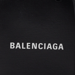 Pre Owned Balenciaga Black Leather Phone Holder Crossbody Bag