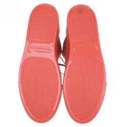 مملوكة مسبقًا حذاء بالنسيياغا أحمر مخرم عنق مرتفع رياضي مقاس 45