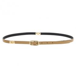 Balenciaga Beige Leather Arena Studded Belt 95CM