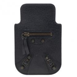 Balenciaga Black Leather iPhone 5/5S Case