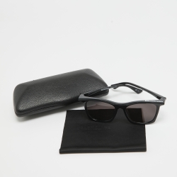 Pre Owned Balenciaga Black BB0099SA Wayfarer Sunglasses