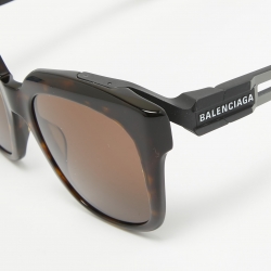 Balenciaga Brown/Black BB0053S Wayfarer Sunglasses