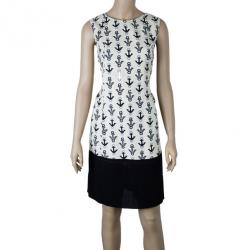 Pre Owned Balenciaga Off-White Anchor Dress M