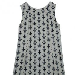 Pre Owned Balenciaga Off-White Anchor Dress M