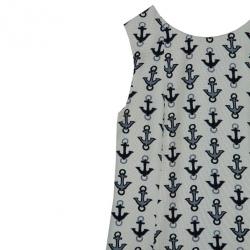 Pre Owned Balenciaga Off-White Anchor Dress M