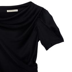 مملوكة مسبقًا Balenciaga Black Satin Dress S