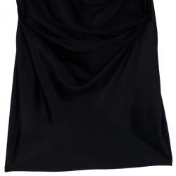 مملوكة مسبقًا Balenciaga Black Satin Dress S