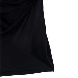مملوكة مسبقًا Balenciaga Black Satin Dress S