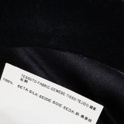 مملوكة مسبقًا Balenciaga Black Satin Dress S
