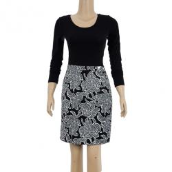 Balenciaga Floral Print Jacquard Skirt XS