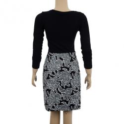 Balenciaga Floral Print Jacquard Skirt XS