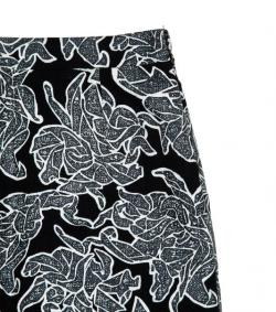 Balenciaga Floral Print Jacquard Skirt XS